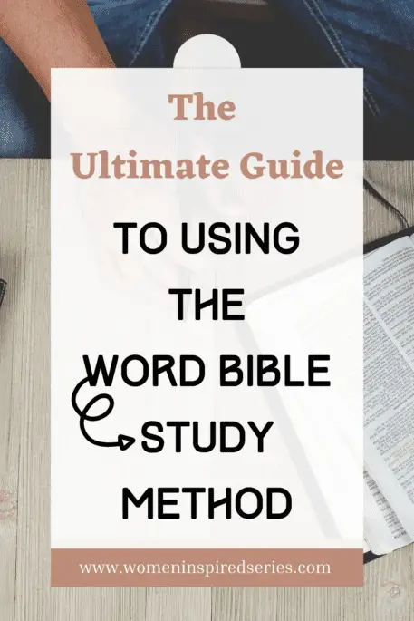 Word Bible Study - A Guide For Reading The Entirety Of Scripture ...